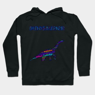 Lesen lernen mit einem Brachiosaurus Dinosaurierer Hoodie